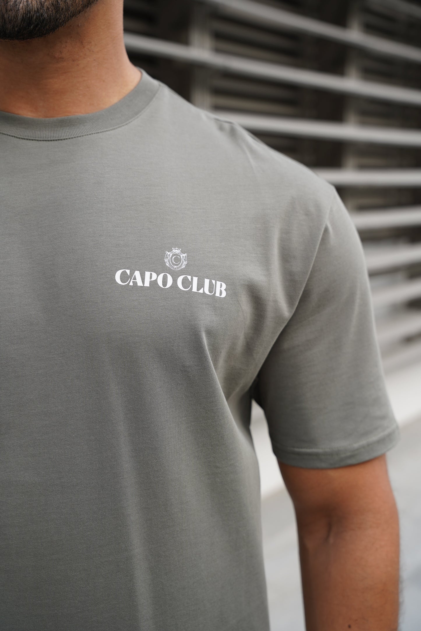 Capo Club Craftsman Crest T-Shirt - Olive/White