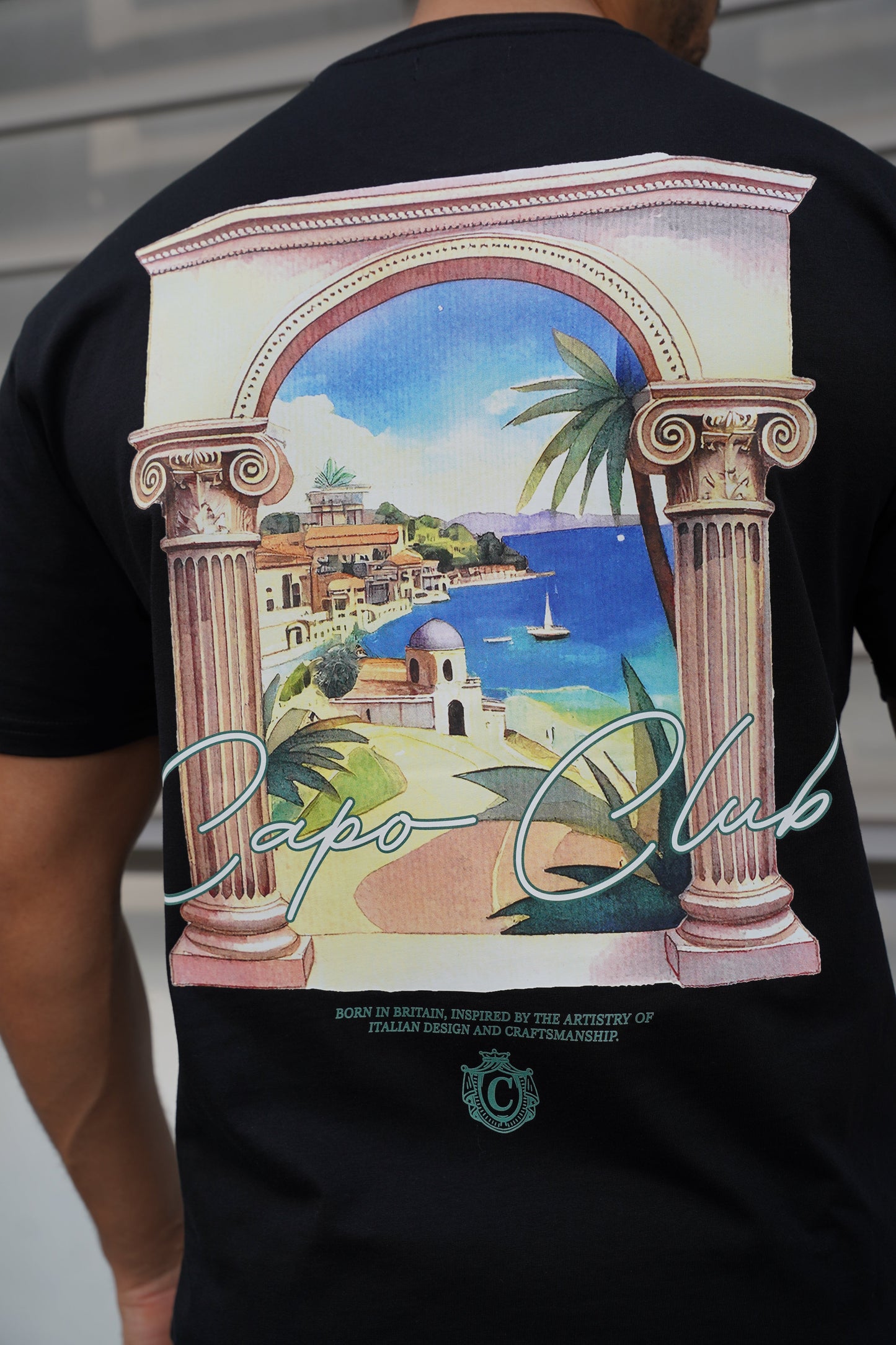 Capo Mykonos T-Shirt - Black