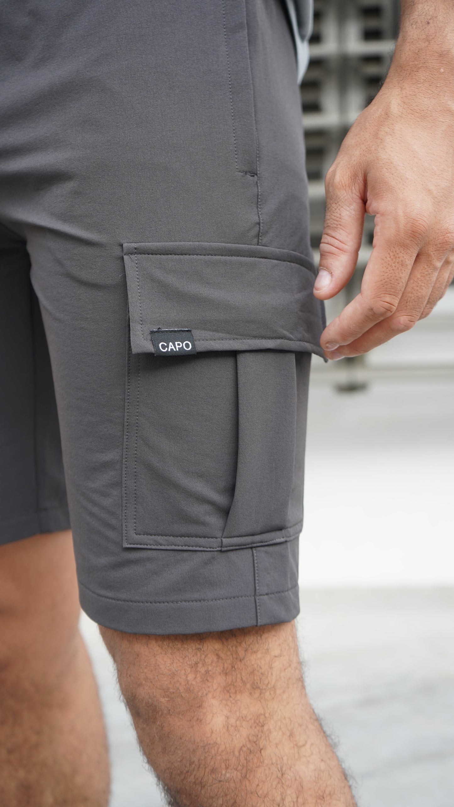 Capo UTILITY Cargo Short - Charcoal