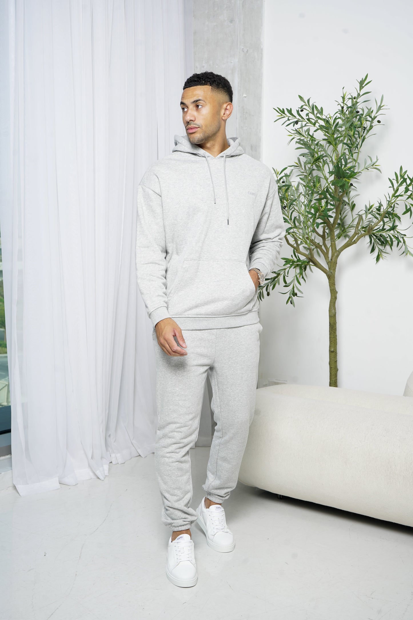 Capo Tracksuit Jogger - Grey Marl