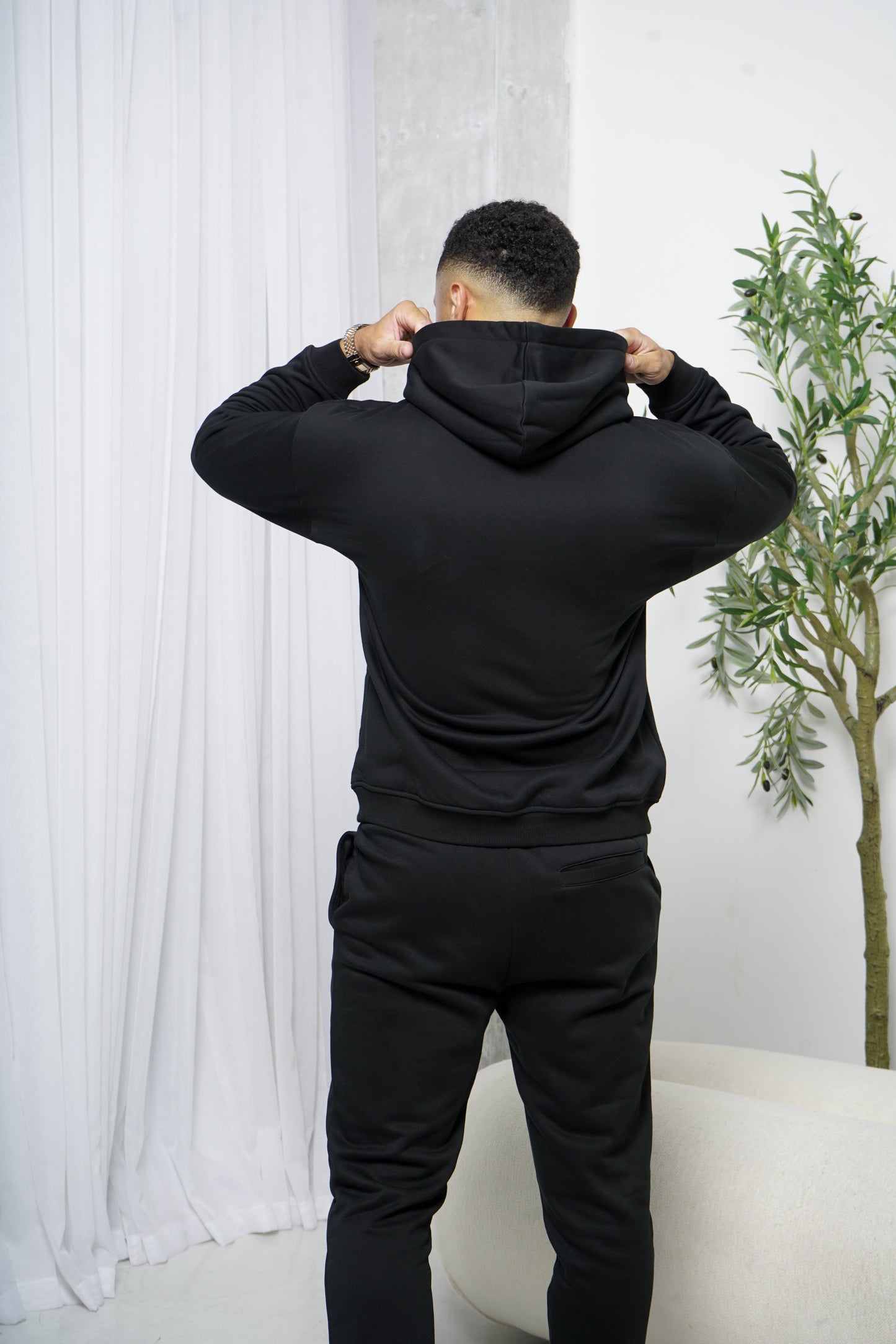 Capo Tracksuit Overhead Hoodie - Black