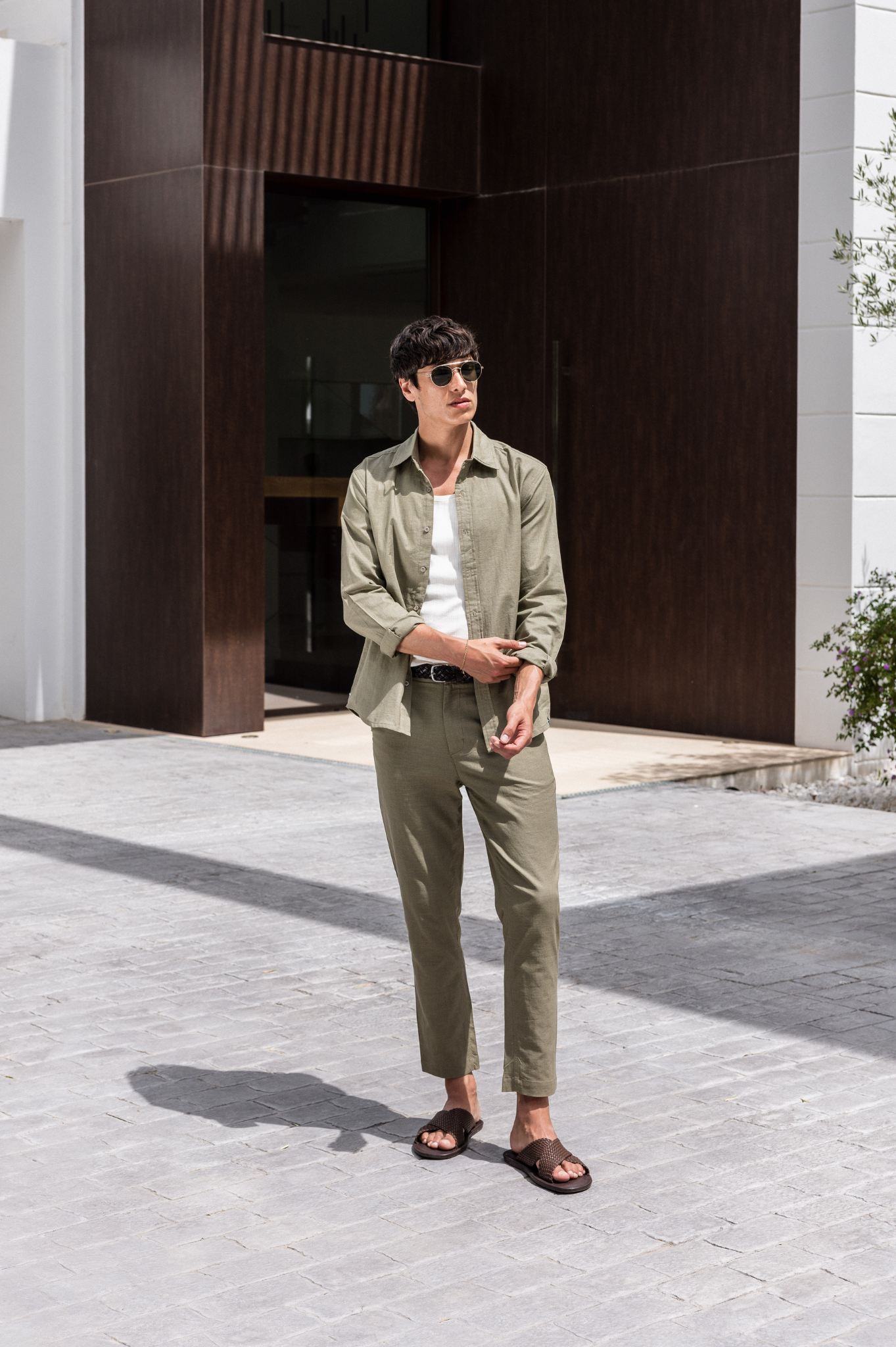 Capo LINEN Pant - Olive