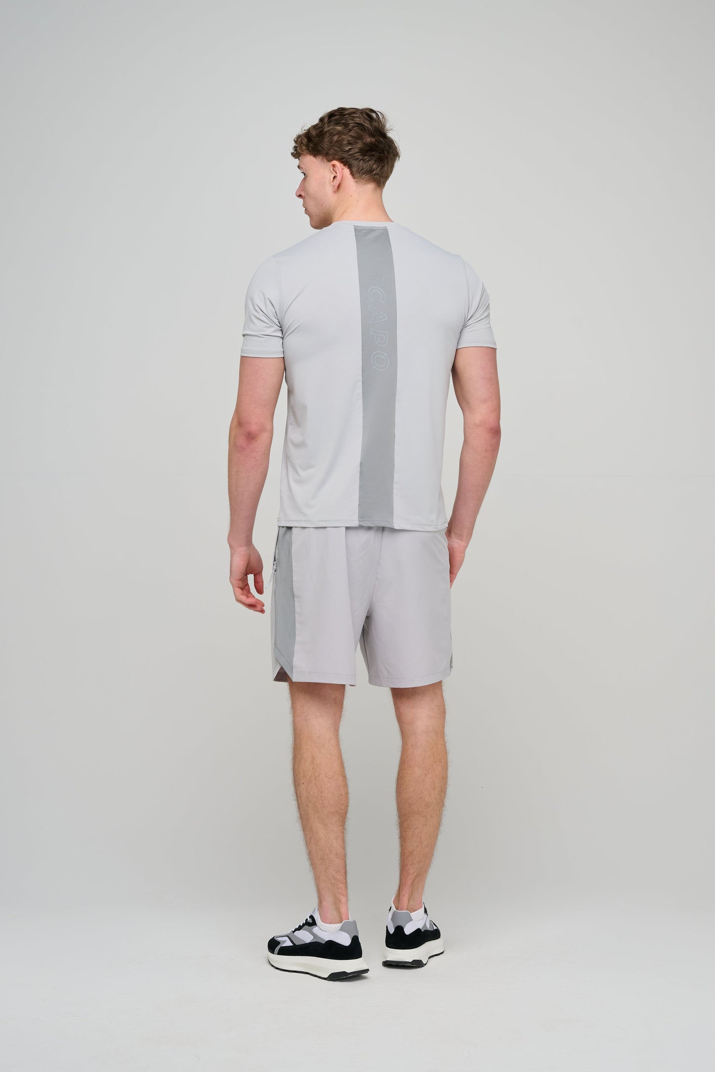 Capo Active Performance Shorts - Light Grey