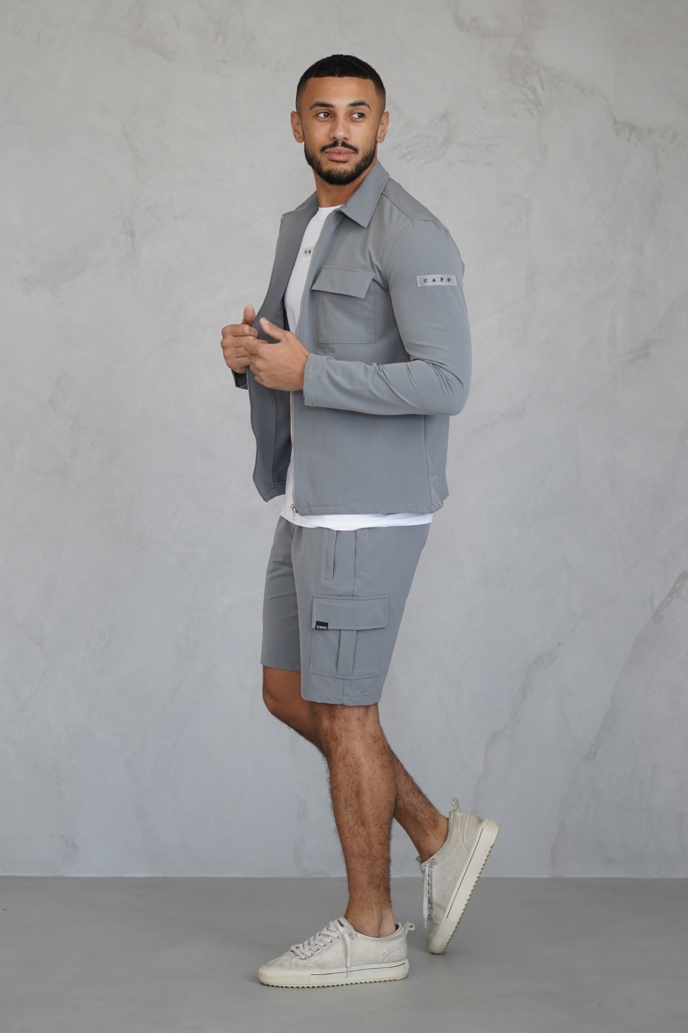 Capo UTILITY Cargo Short - Steel Grey