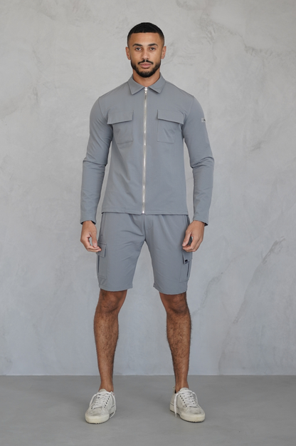 Capo UTILITY Cargo Short - Steel Grey