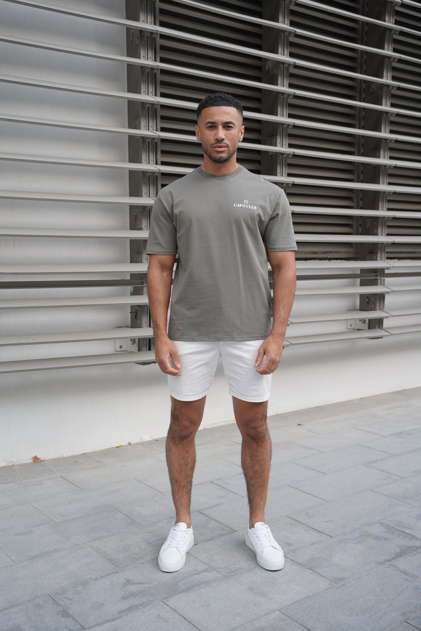 Capo Club Craftsman Crest T-Shirt - Olive/White