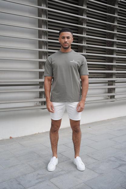 Capo Club Craftsman Crest T-Shirt - Olive/White