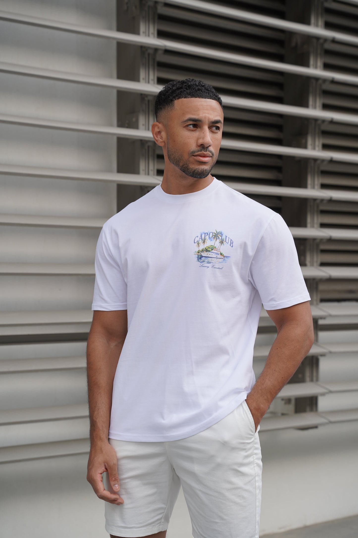 Capo Yacht Club Printed T-Shirt - White