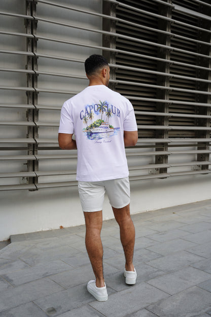 Capo Yacht Club Printed T-Shirt - White