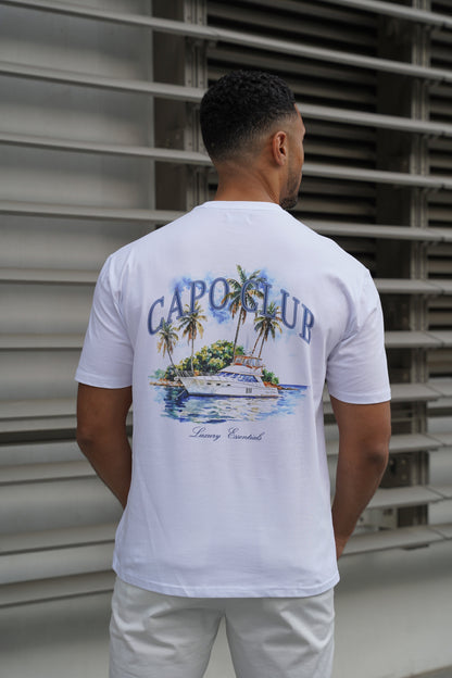 Capo Yacht Club Printed T-Shirt - White