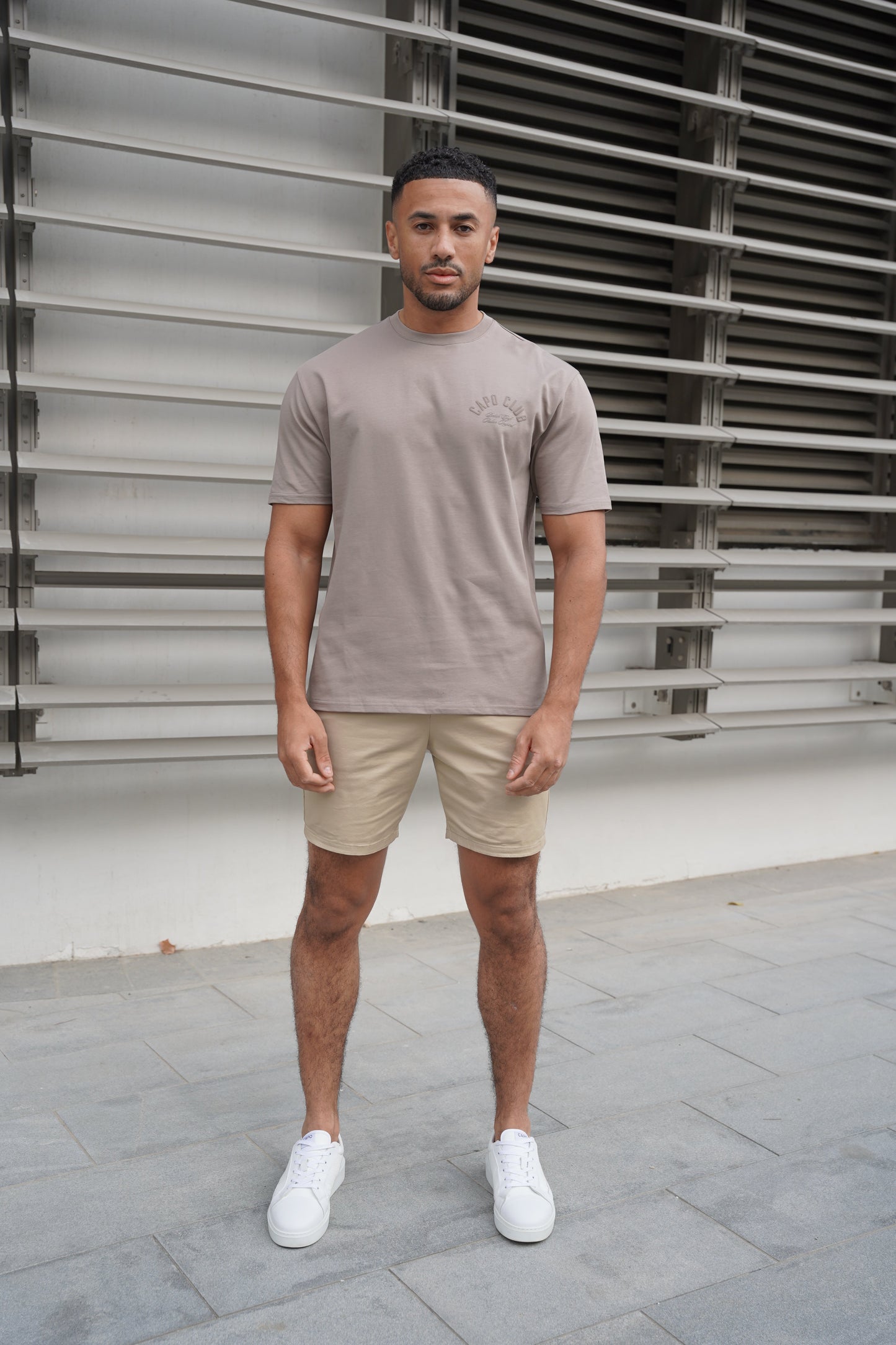 Capo Club Script T-Shirt - Tonal Mushroom