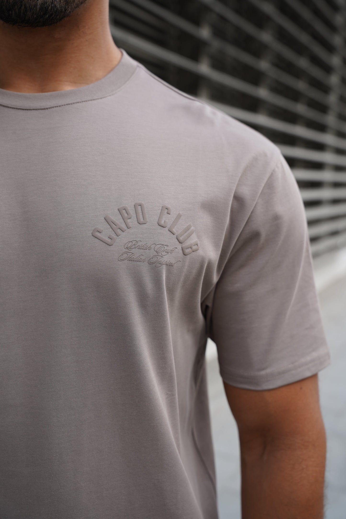 Capo Club Script T-Shirt - Tonal Mushroom