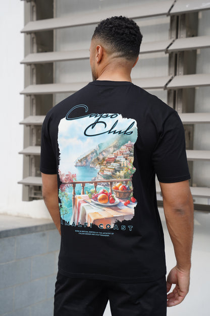 Capo Amalfi T-Shirt - Black