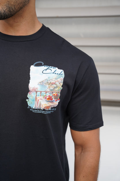 Capo Amalfi T-Shirt - Black
