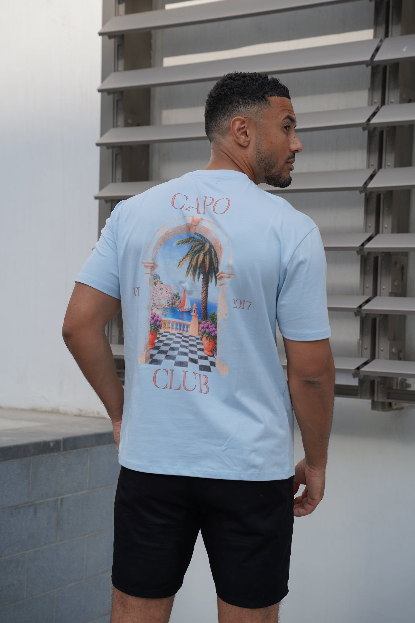 Capo The Veranda T-Shirt - Light Blue