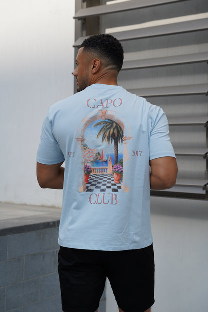 Capo The Veranda T-Shirt - Light Blue