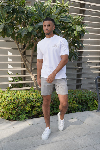 Capo Club Speed T-Shirt - White/Mushroom