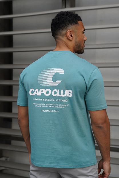 Capo Club Speed T-Shirt - Oil Blue/White