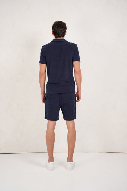 Capo Towelling Shorts - Navy