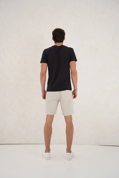 Capo Cargo Pocket T-Shirt - Black