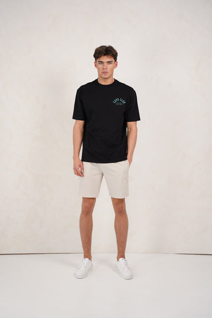 Capo Club Script T-Shirt - Black/Green