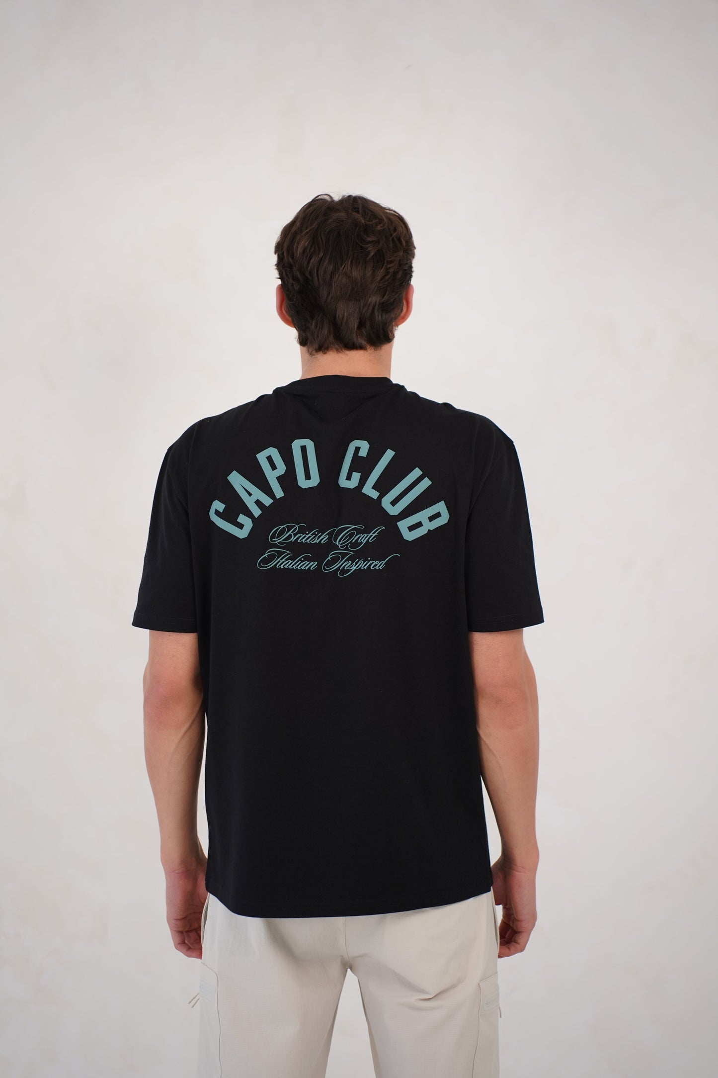 Capo Club Script T-Shirt - Black/Green
