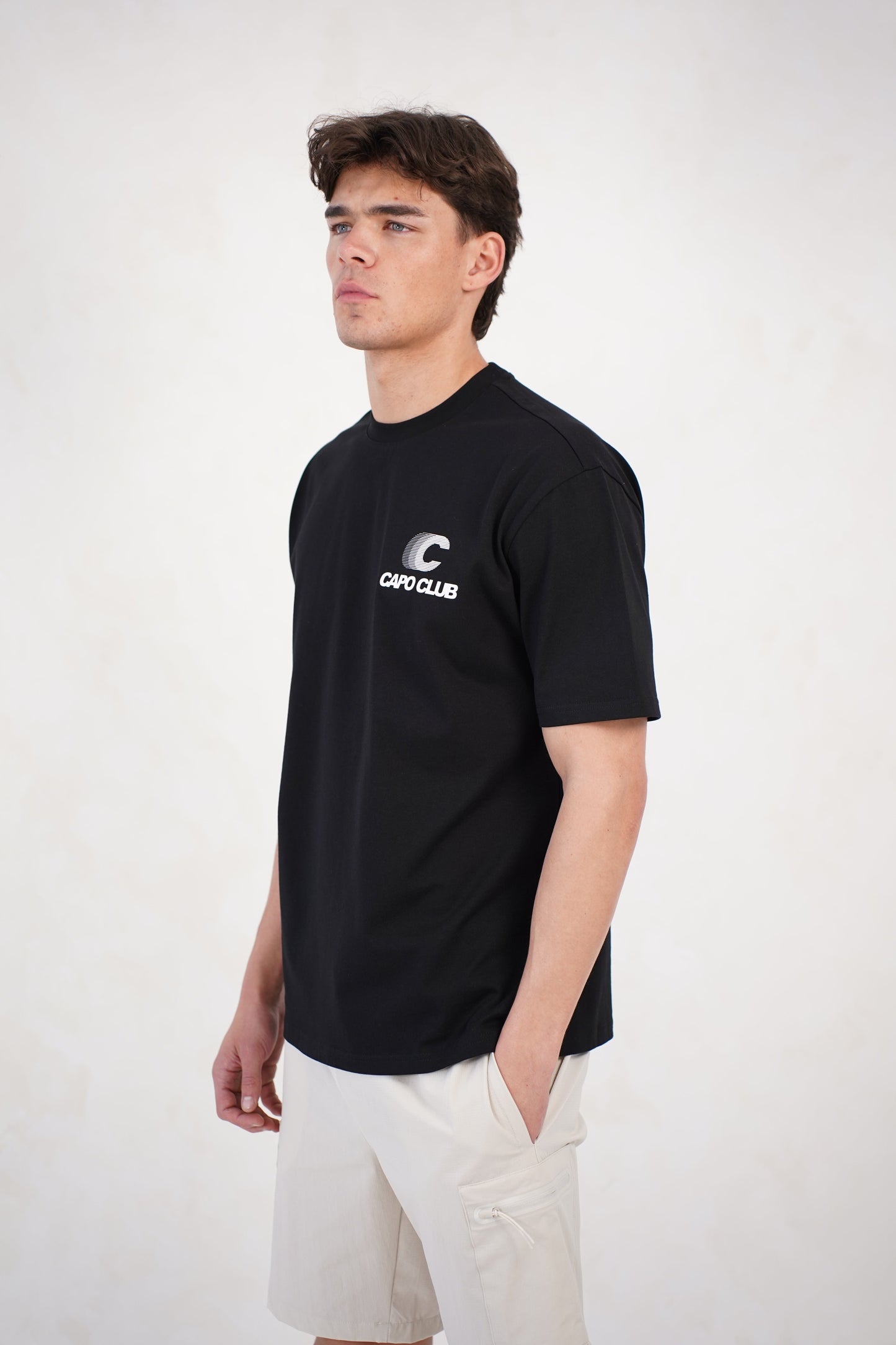 Capo Club Speed T-Shirt - Black/White