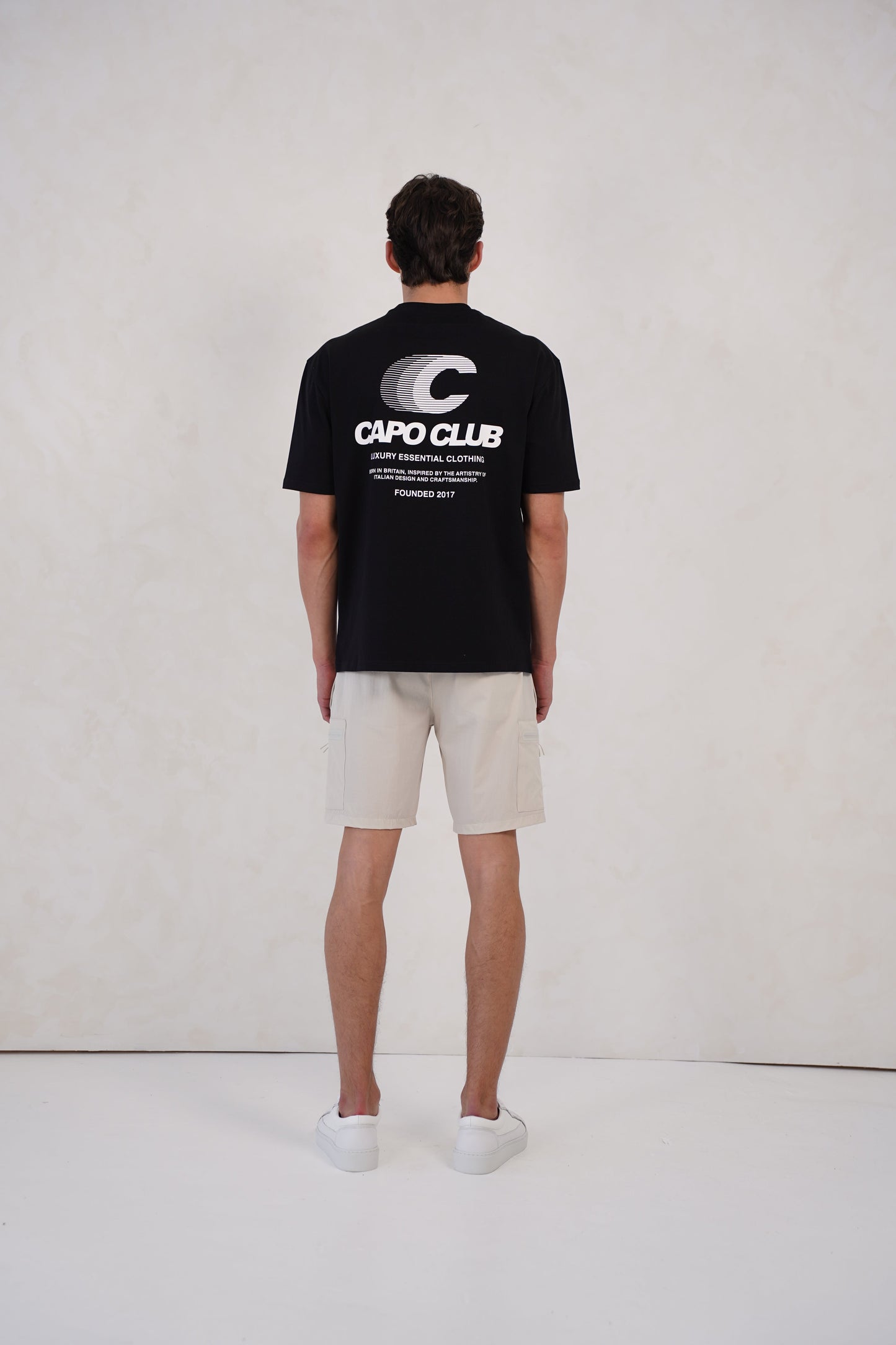 Capo Club Speed T-Shirt - Black/White