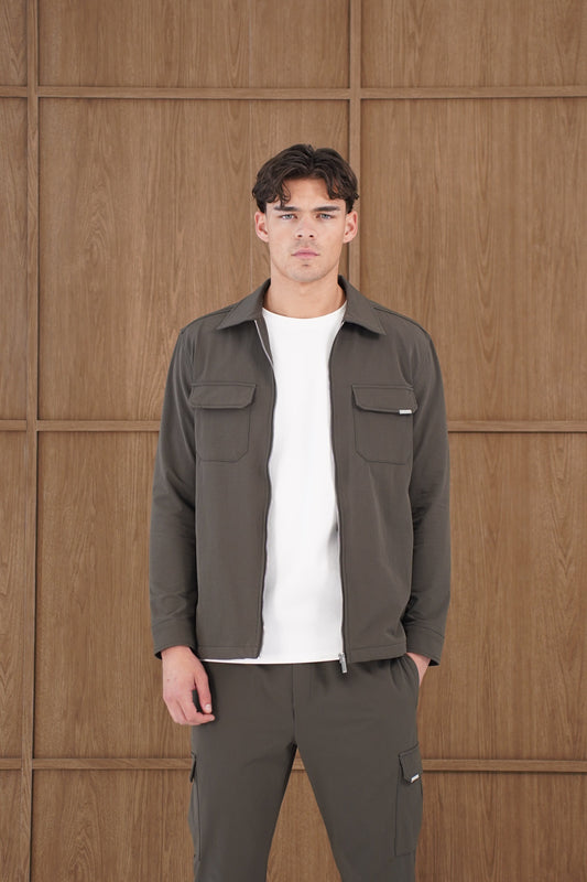 Capo Utility Overshirt - Khaki