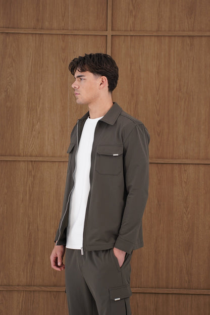 Capo Utility Overshirt - Khaki