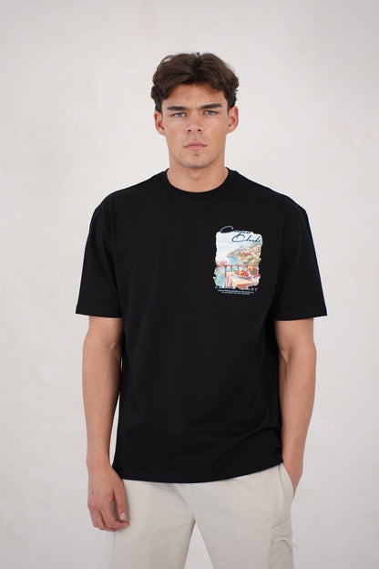 Capo Amalfi T-Shirt - Black