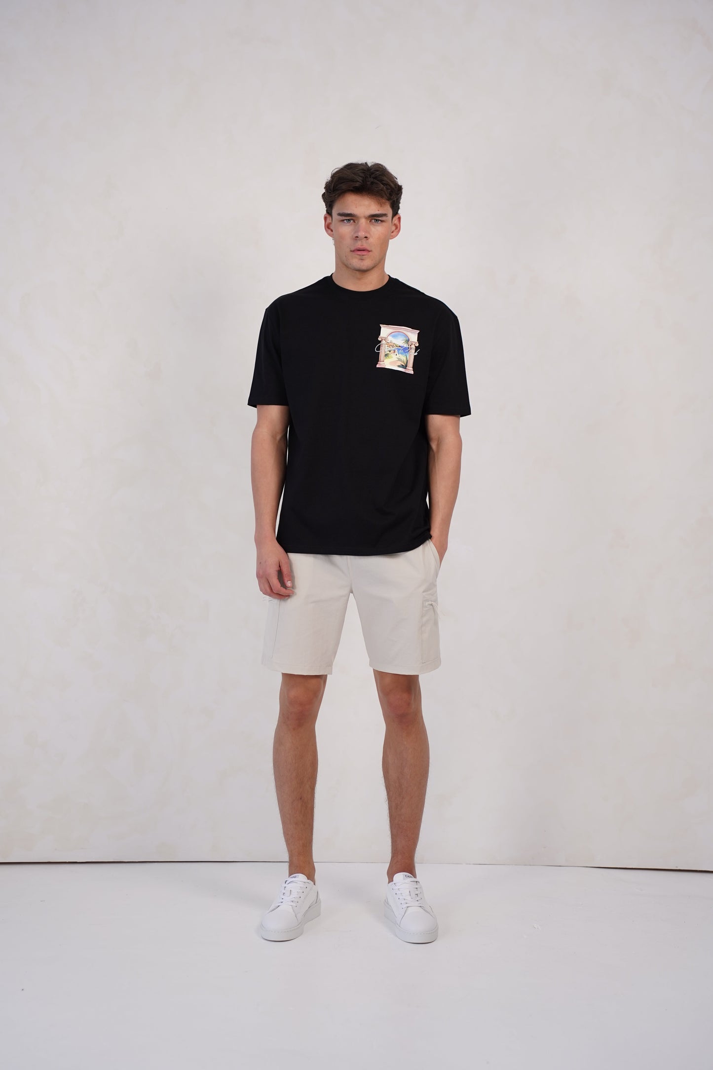 Capo Mykonos T-Shirt - Black