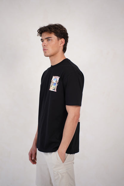 Capo Mykonos T-Shirt - Black