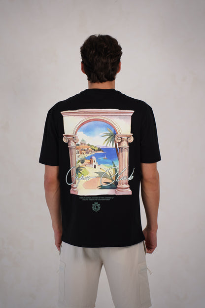 Capo Mykonos T-Shirt - Black