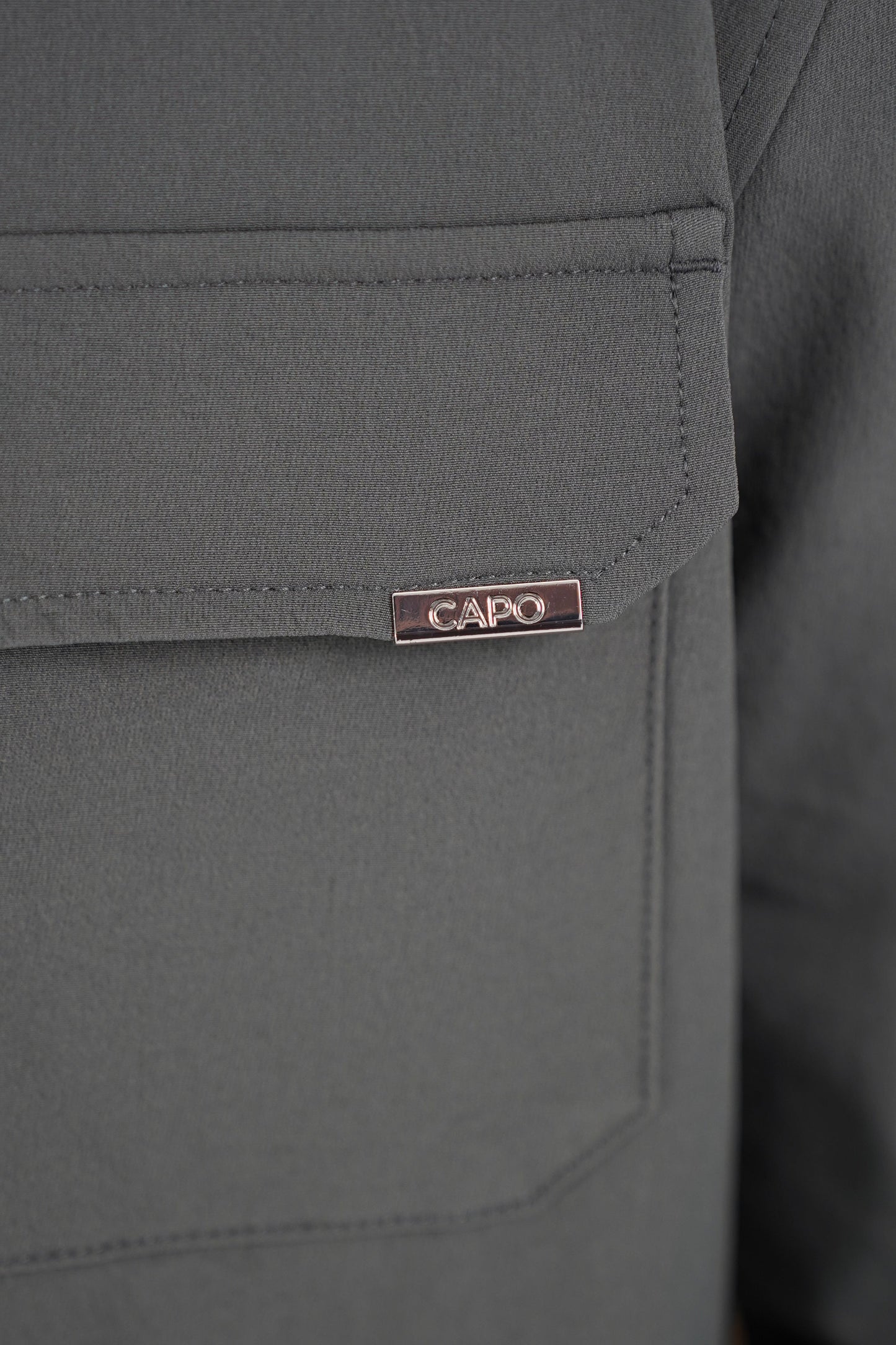 Capo Utility Overshirt - Charcoal