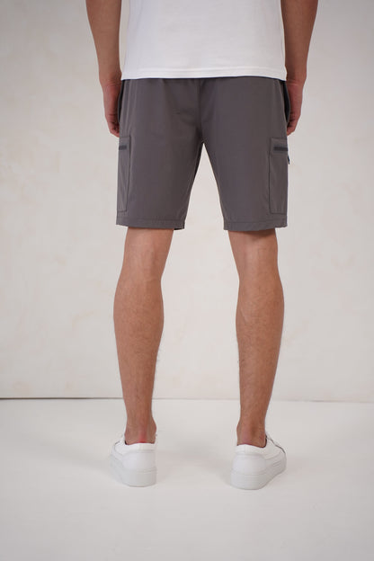 Capo Utility Tech Cargo Short - Charcoal