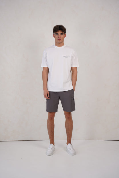 Capo Boat Scene Printed T-Shirt - White