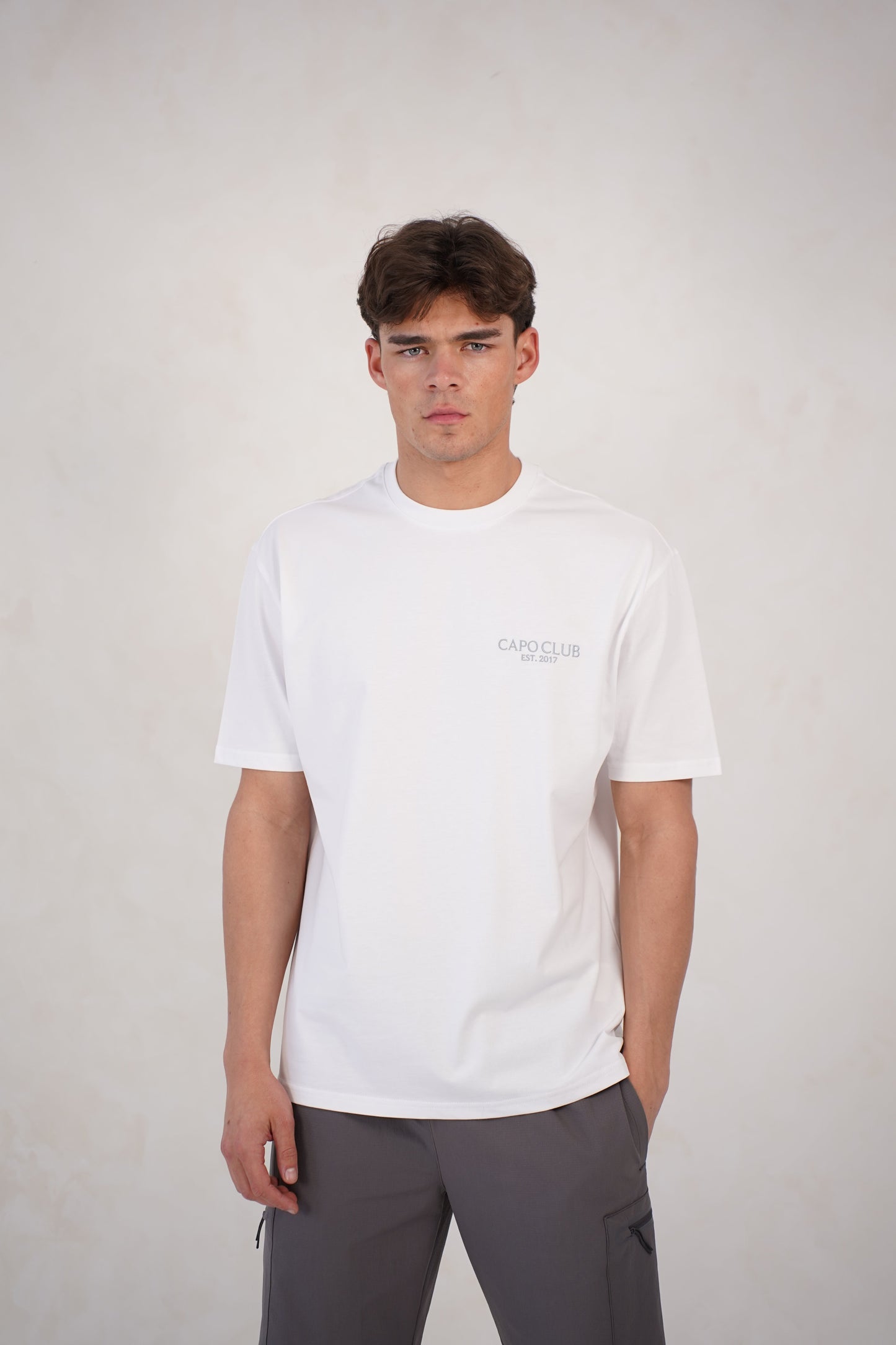 Capo Boat Scene Printed T-Shirt - White
