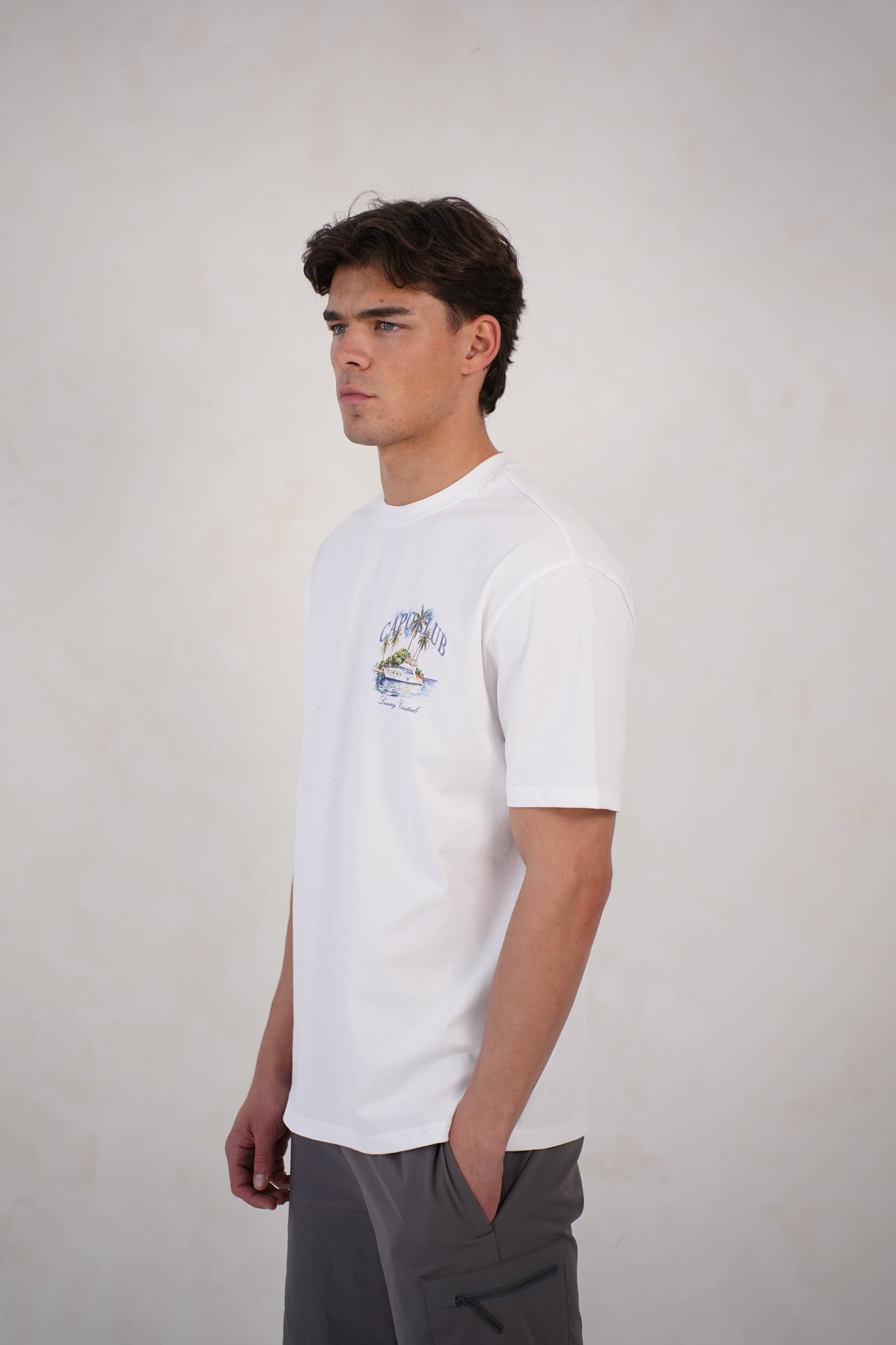 Capo Yacht Club Printed T-Shirt - White