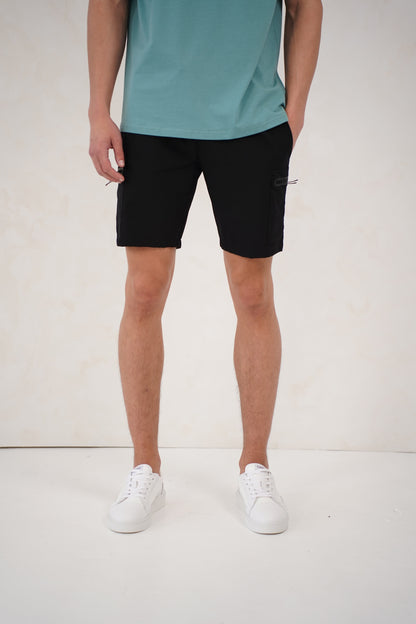 Capo Utility Tech Cargo Short - Black
