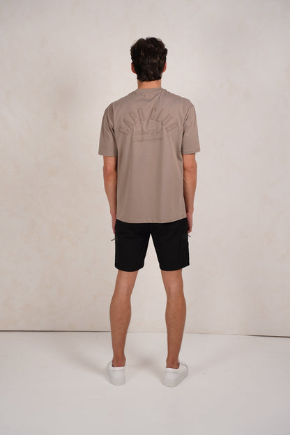 Capo Club Script T-Shirt - Tonal Mushroom