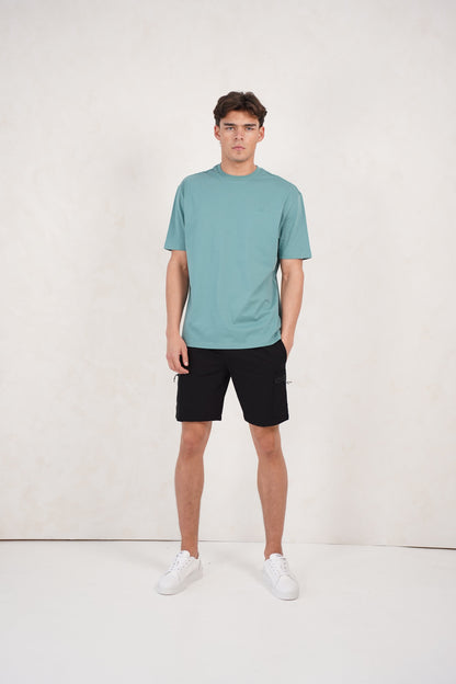 Capo Club Craftsman Crest T-Shirt - Oil Blue/Tonal