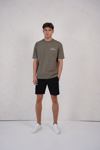 Capo Club Craftsman Crest T-Shirt - Olive/White
