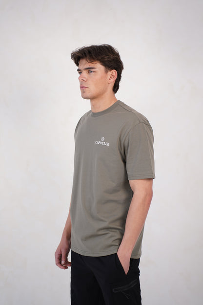Capo Club Craftsman Crest T-Shirt - Olive/White