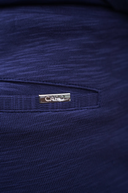 Capo Jersey Slub Shorts - Navy