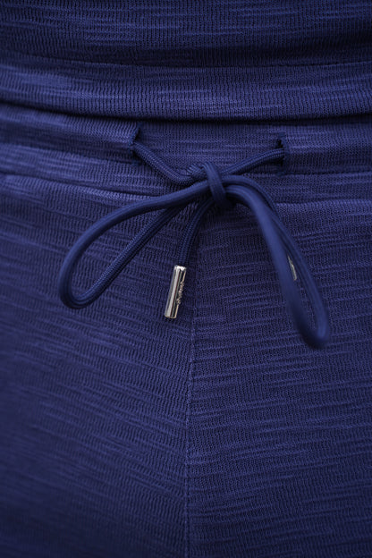 Capo Jersey Slub Shorts - Navy
