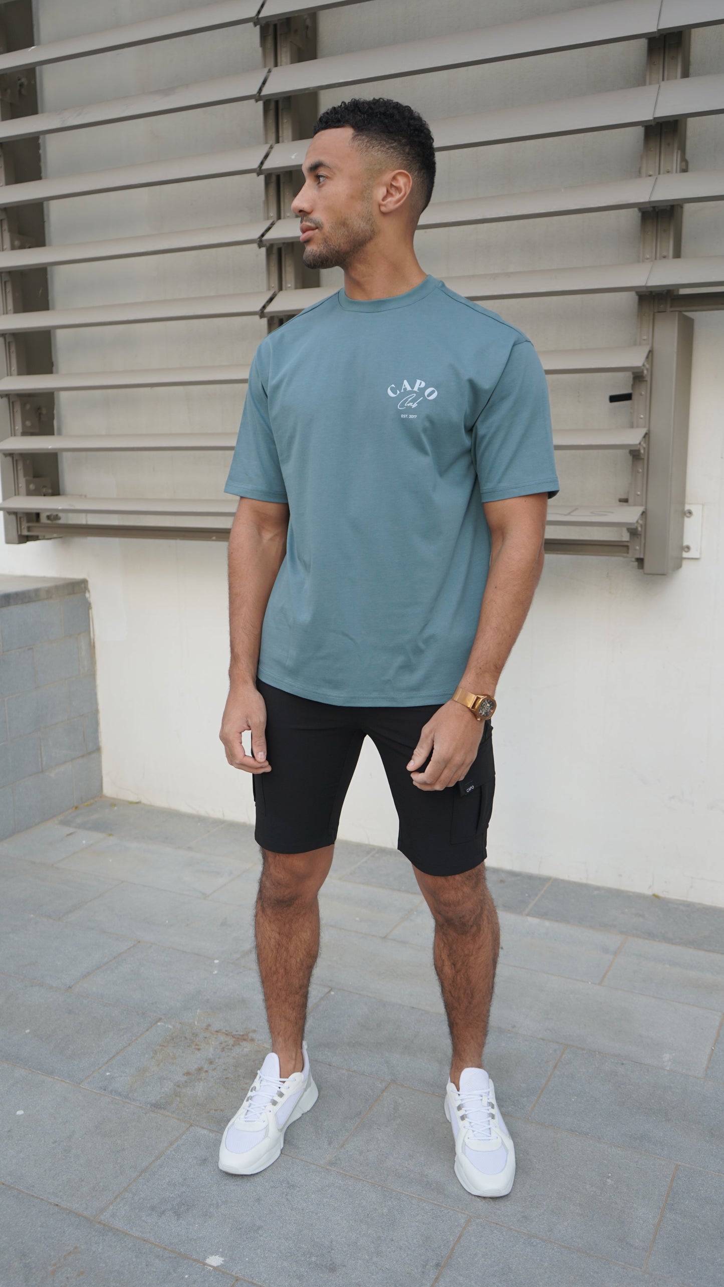 Capo Beach Club T-Shirt - Dusky Blue