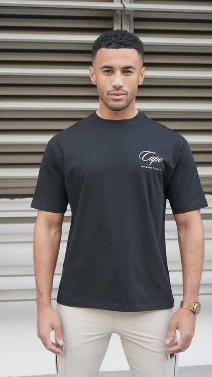 Capo International T-Shirt - Black/White