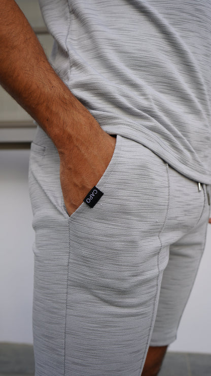 Capo INTERLOCK SLUB Short - Grey