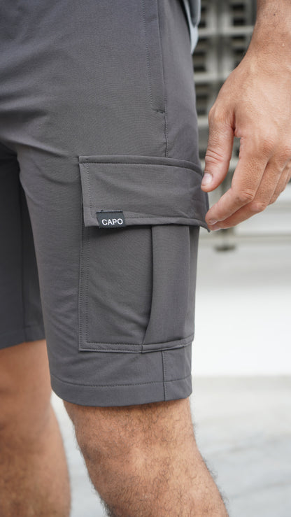 Capo UTILITY Cargo Short - Charcoal